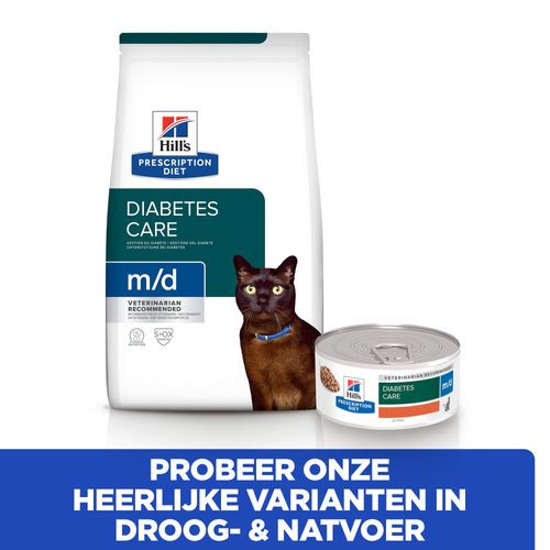 Hill's Prescription Diet M/D Diabetes Care kattenvoer met kip