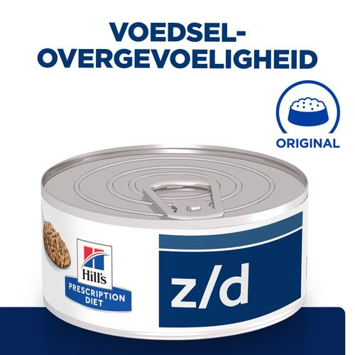 Hill's Prescription Diet Z/D Food Sensitivities nat kattenvoer blik