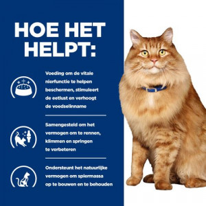 Hill's Prescription Diet K/D  J/D Kidney + Mobility nat kattenvoer met kip maaltijdzakje multipack
