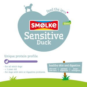 Smølke Sensitive Healthy Skin and Digestion eend hondenvoer