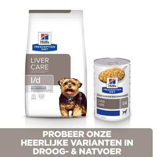 Hill's Prescription Diet L/D Liver Care nat hondenvoer blik