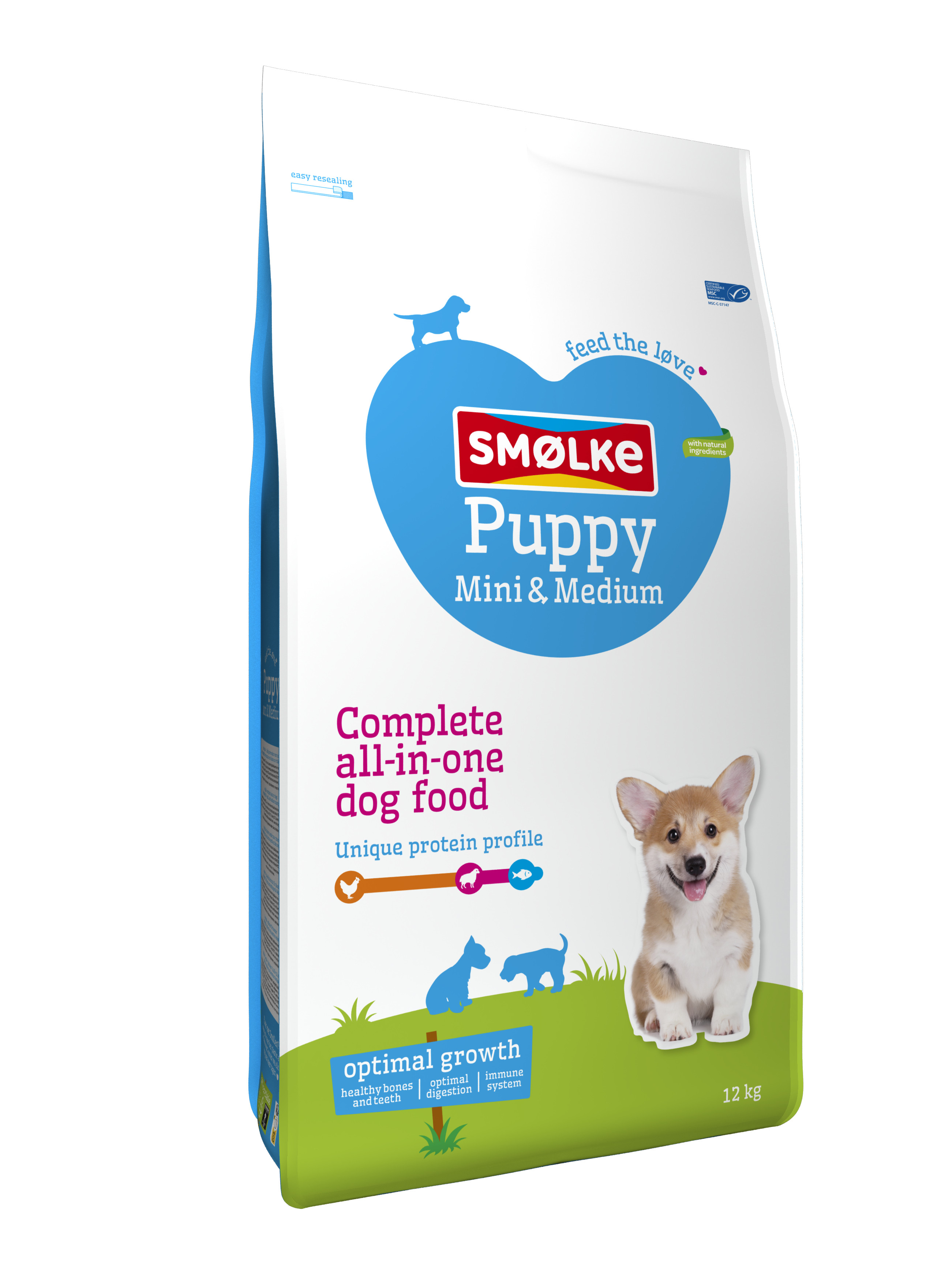 Smølke Puppy Mini-Medium hondenvoer