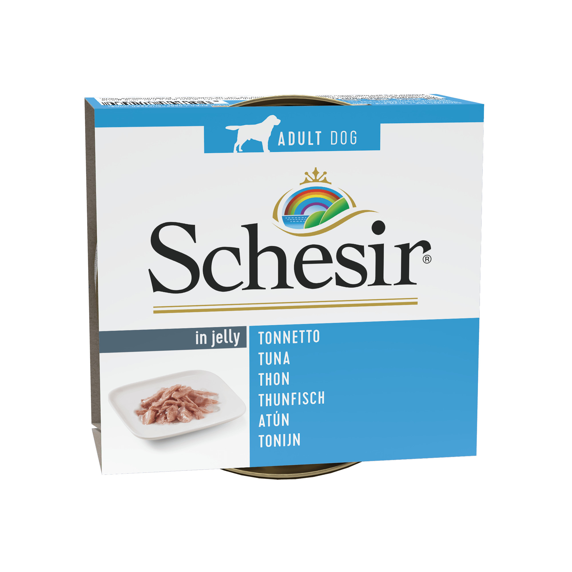 Schesir tonijn (in gelei) natvoer hond (blik)