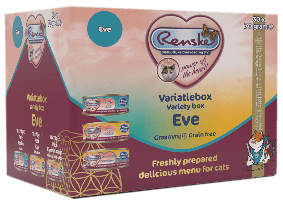 Renske Paté Variatie box EVE kattenvoer (30x70gr)