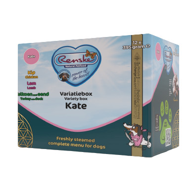 Renske Variatiebox Kate vers gestoomd hondenvoer (12 x 395 g)