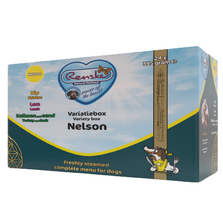 Renske Variatiebox Nelson vers gestoomd natvoer hond (kuip)