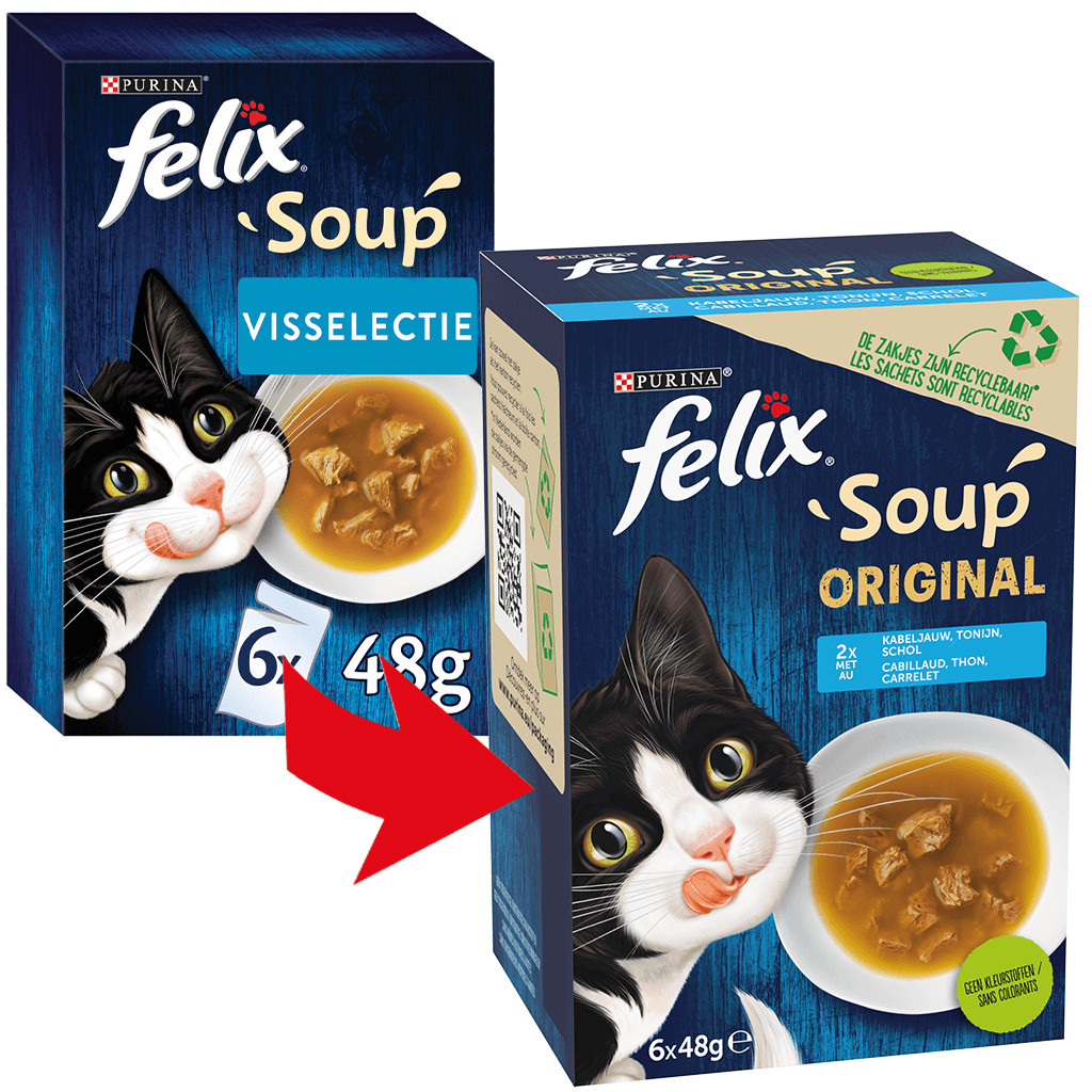 Felix Soup Original Combipack kattensoep Voordelig online