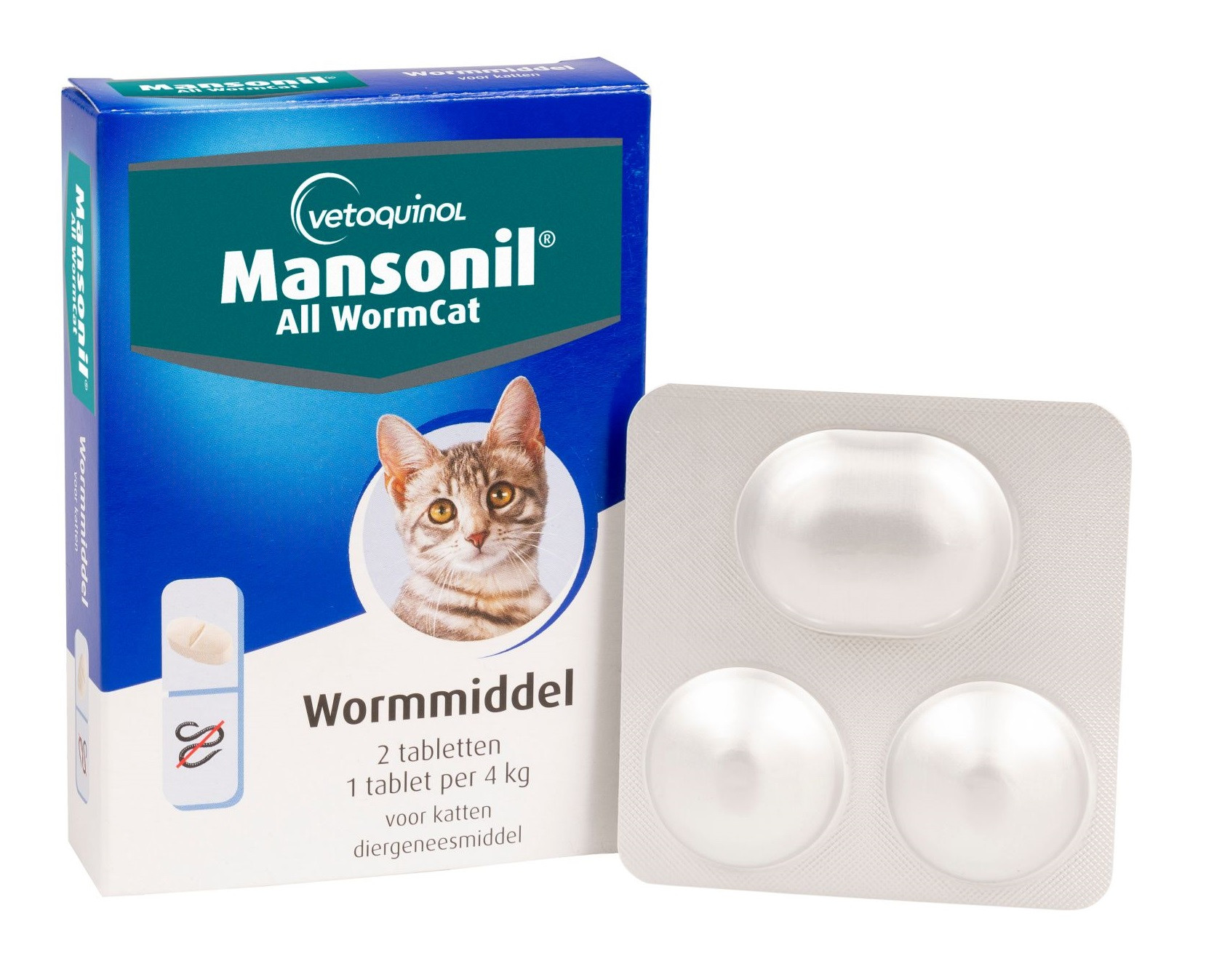 Mansonil All Worm Cat voor de kat