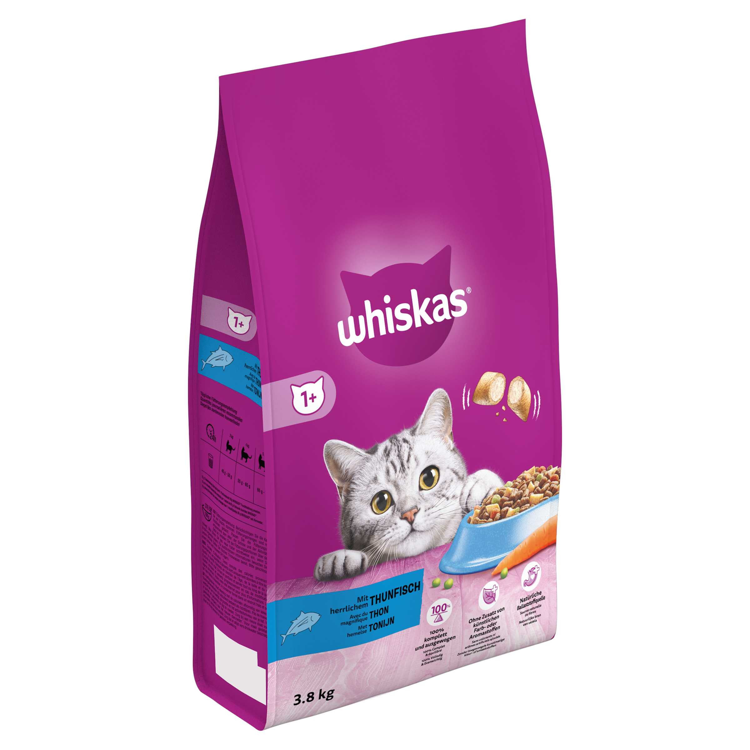 Whiskas Adult 1+ met tonijn kattenvoer