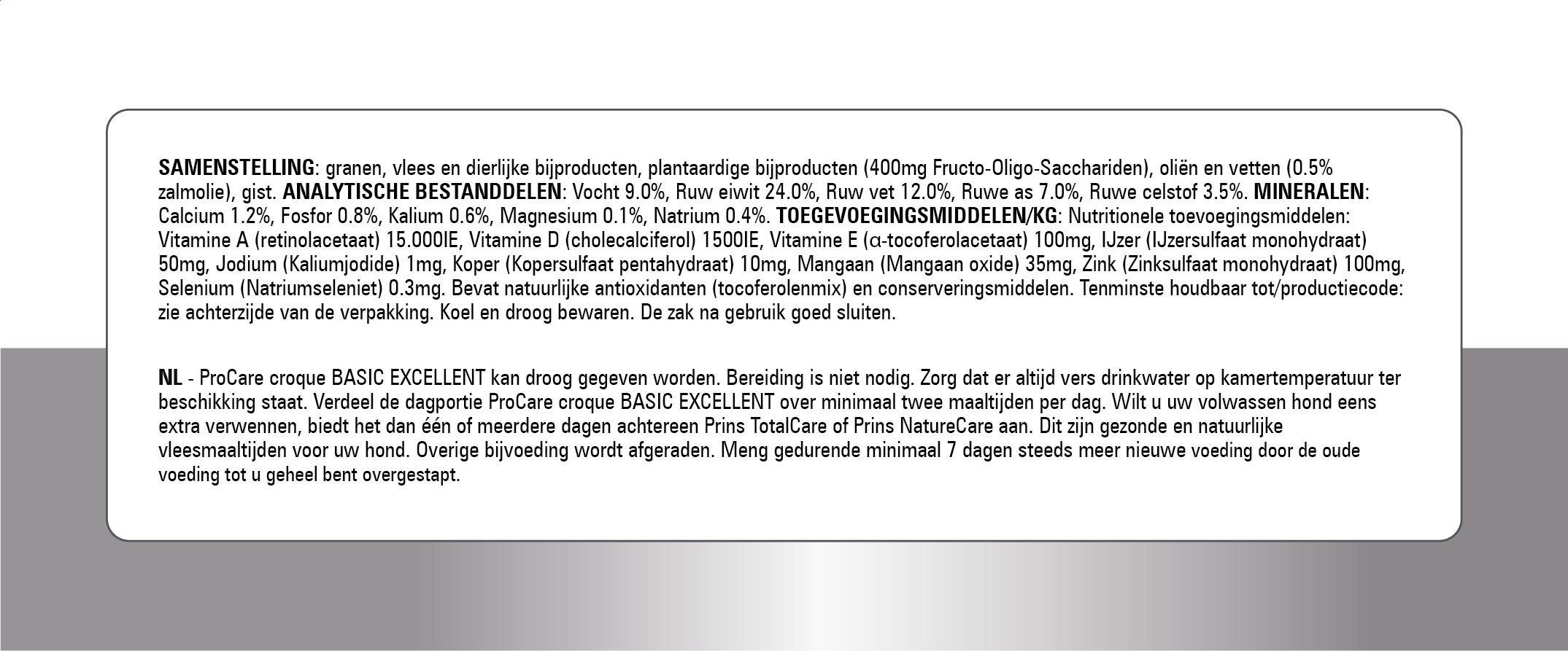 Prins ProCare Croque Basic Excellent hondenvoer