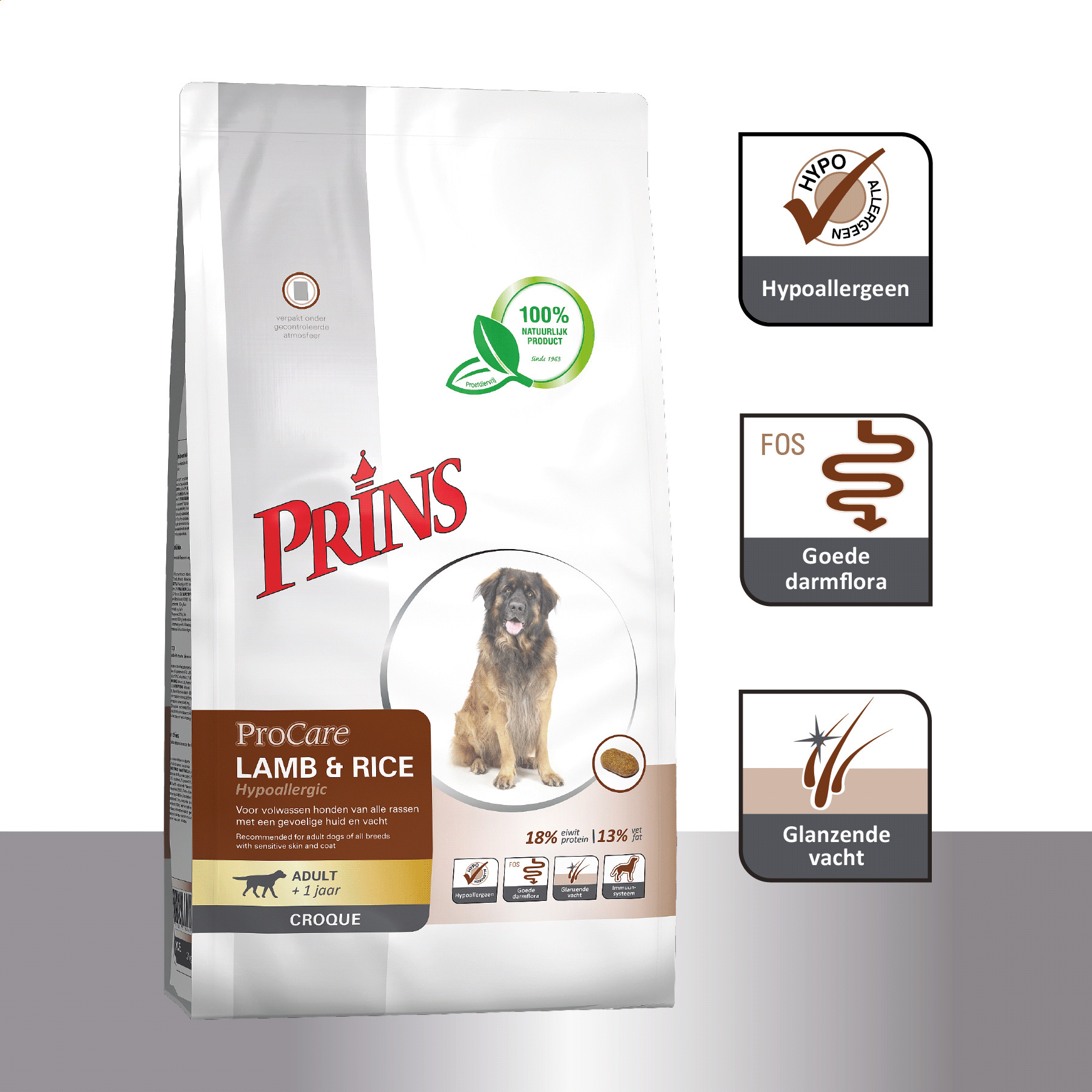 Prins ProCare Croque Hypoallergic met lam & rijst hondenvoer