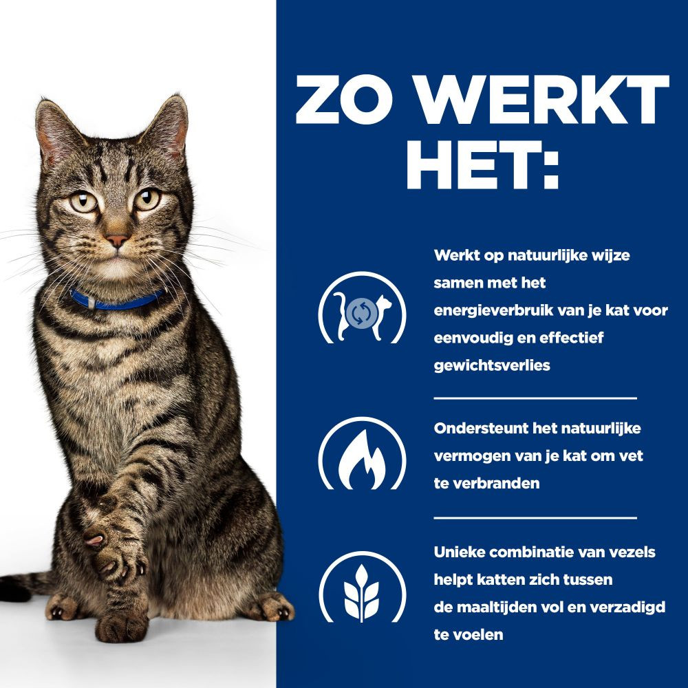 Hill's Prescription Diet Metabolic Weight Management kattenvoer met tonijn