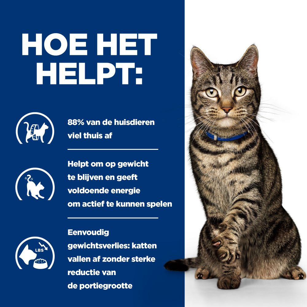 Hill's Prescription Diet Metabolic Weight Management kattenvoer met tonijn