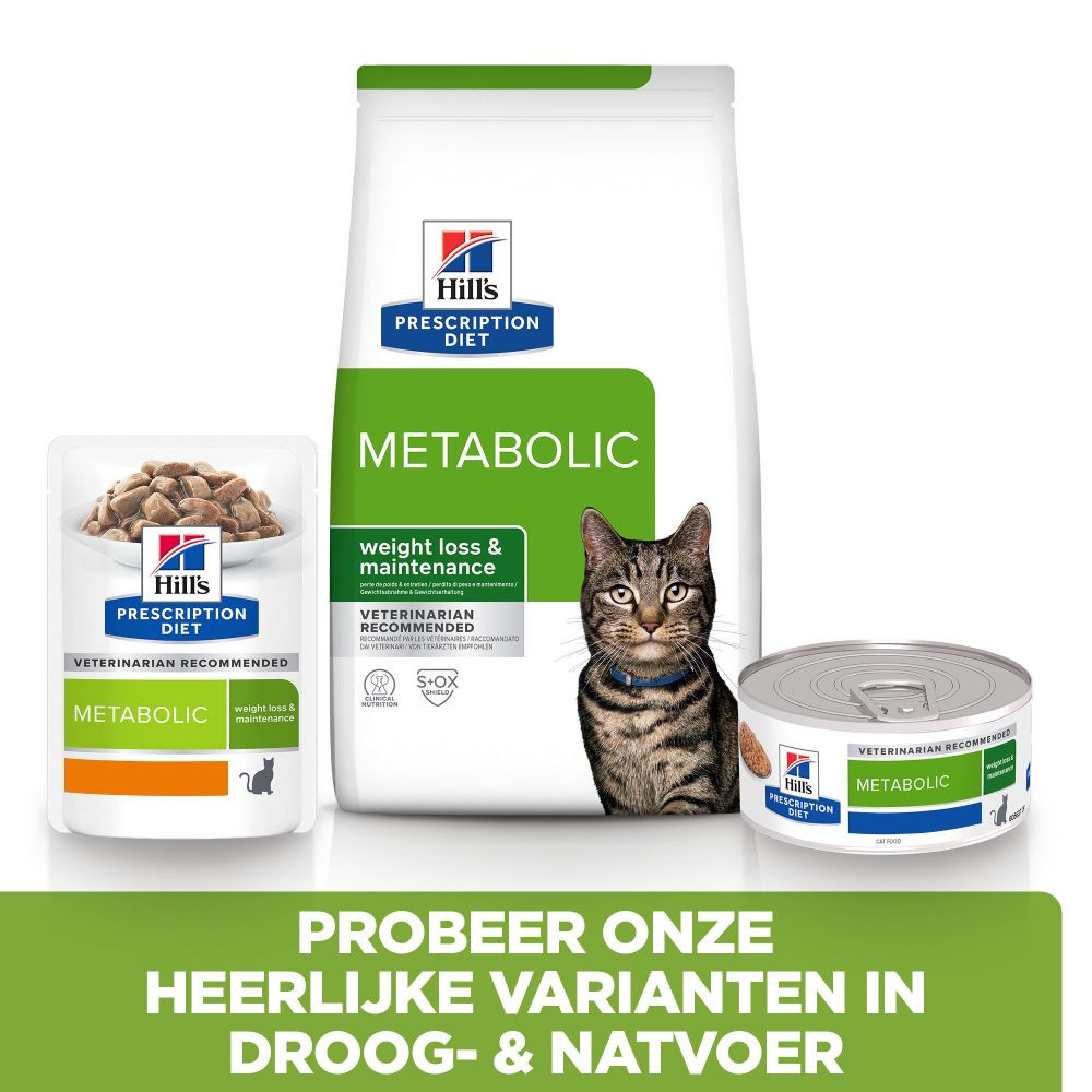 Hill's Prescription Diet Metabolic Weight Management kattenvoer met tonijn