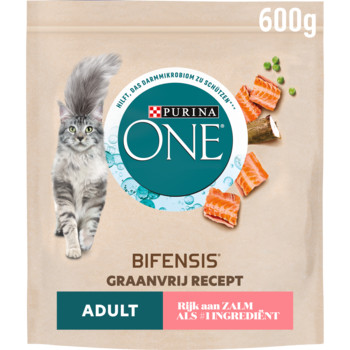 Purina One Graanvrij Adult met zalm kattenvoer