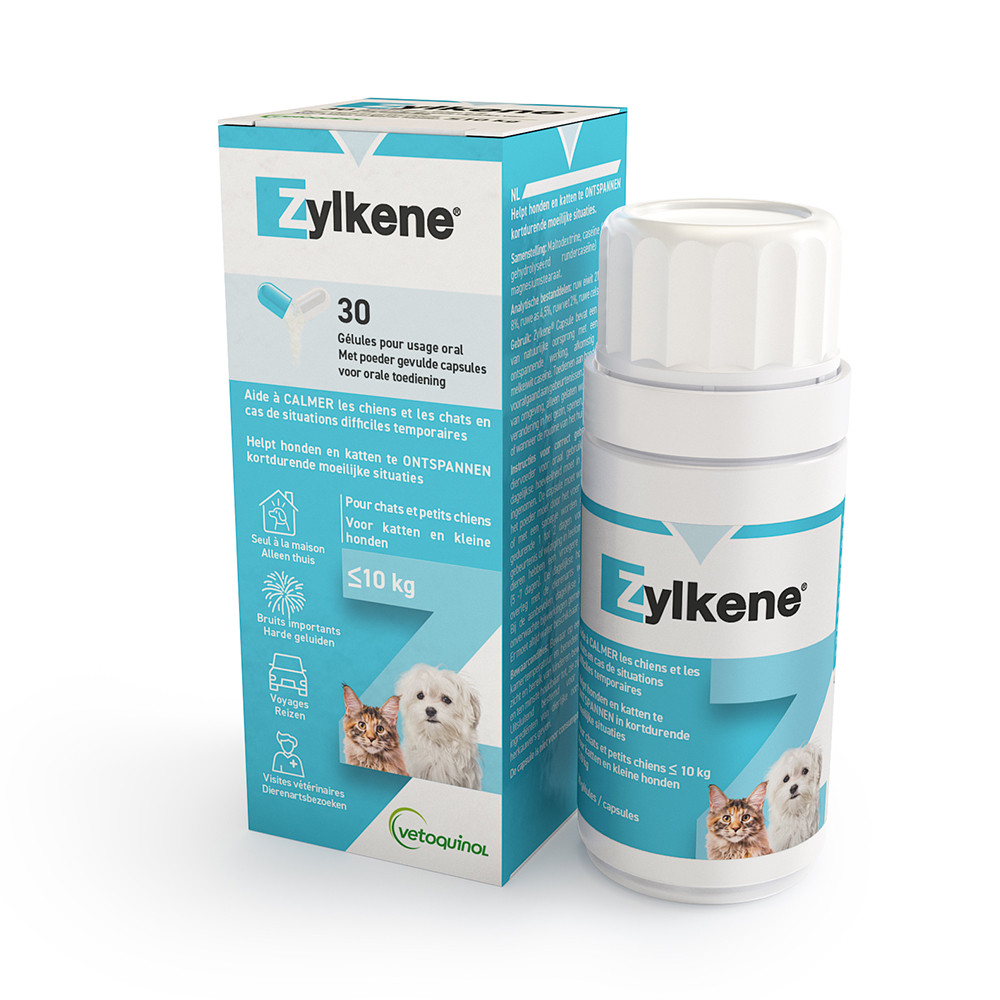 Zylkène Capsules voor kat & hond tot 10 kg