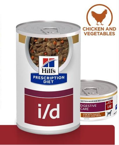 Hill’s Prescription Diet I/D Stoofpotje 354 g blik hondenvoer