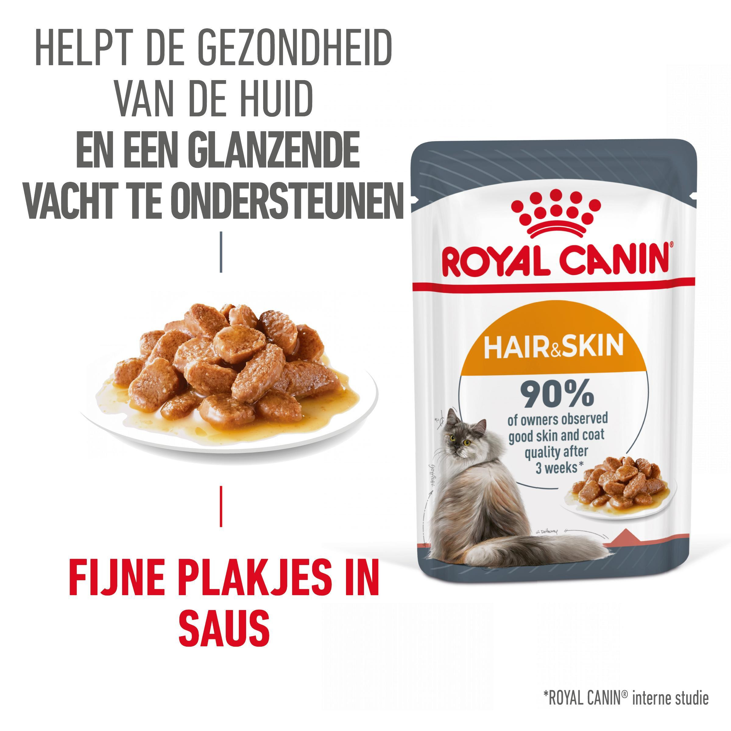 Royal Canin Intense Beauty in gravy natvoer kat (85 g)