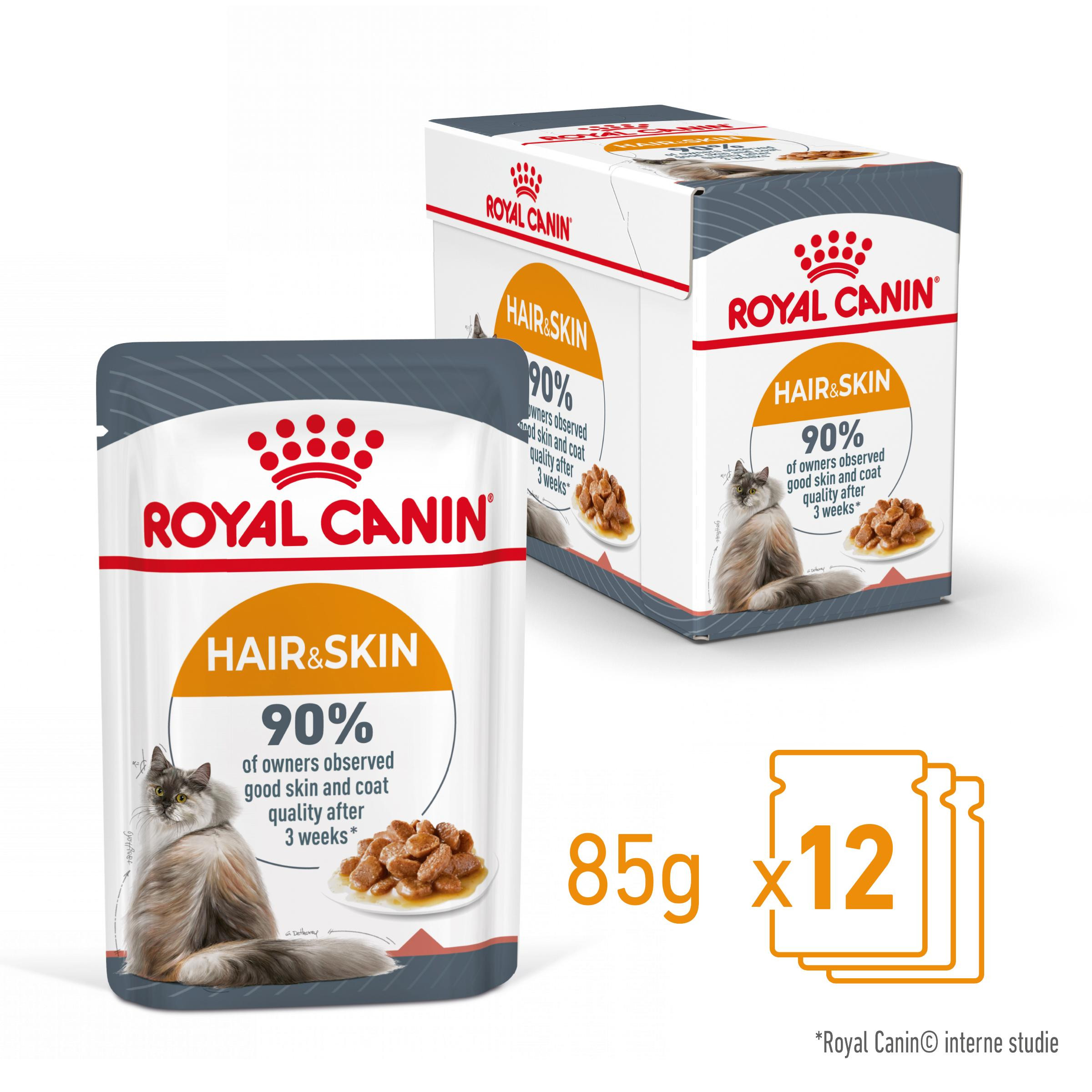 Royal Canin Intense Beauty in gravy natvoer kat (85 g)
