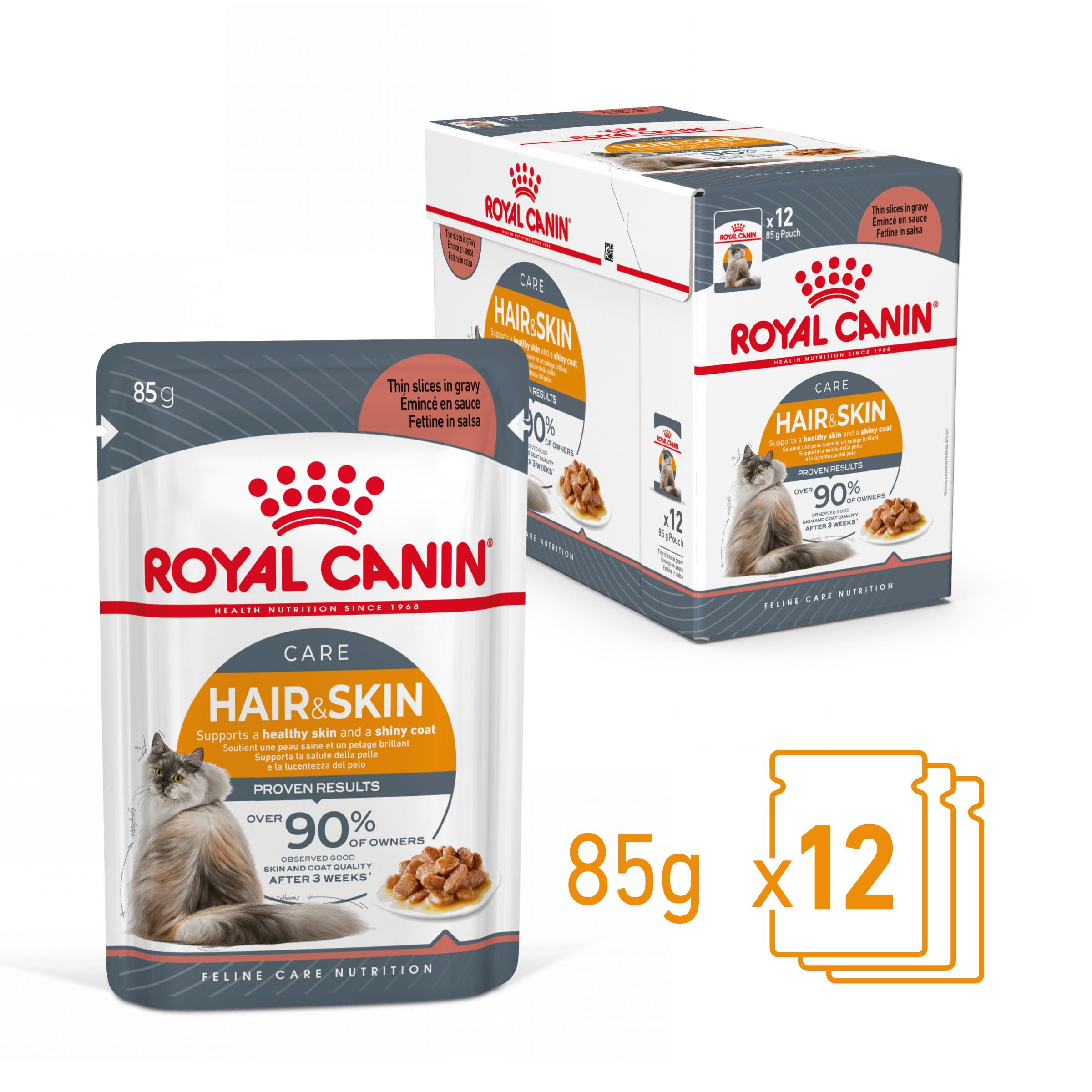 Royal Canin Intense Beauty in gravy natvoer kat (85 g)