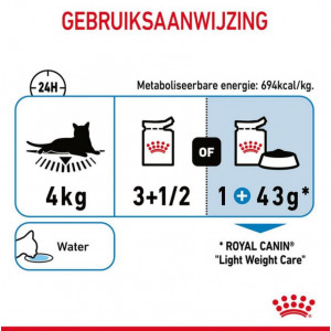 Royal Canin Light Weight Care in gravy natvoer kat (85 g)
