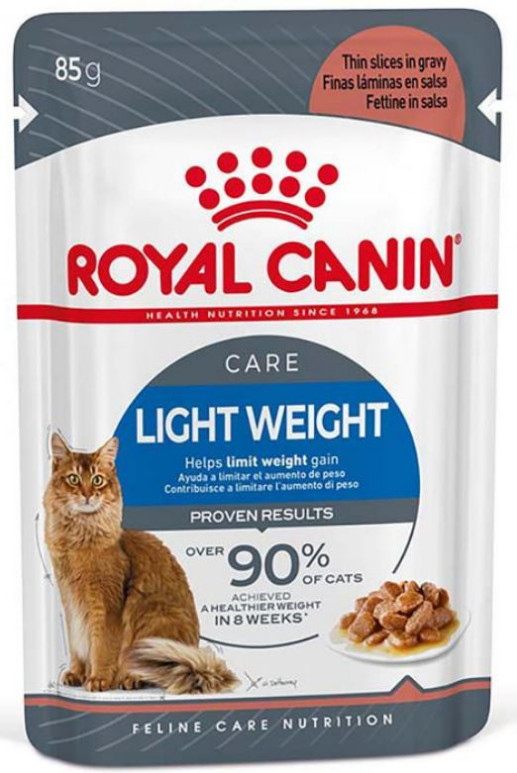 Royal Canin Light Weight Care in gravy natvoer kat (85 g)