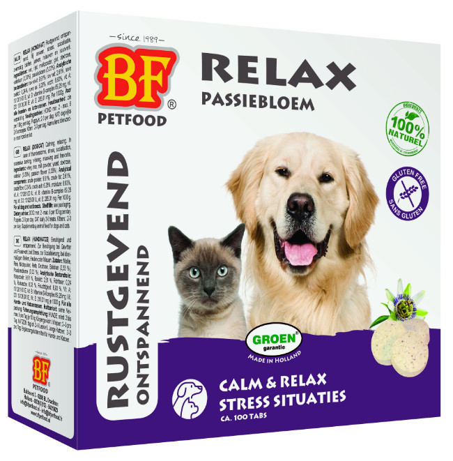 BF Petfood Relax Tabletten voor de hond en kat