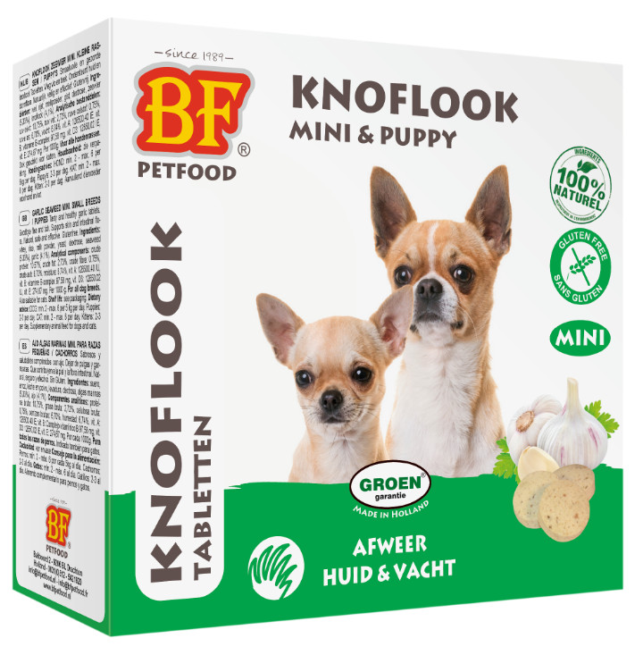 BF Petfood Tabletten Mini Knoflook Zeewier voor de hond