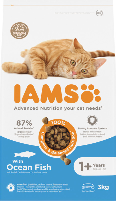 Iams For Vitality Adult Vis kattenvoer