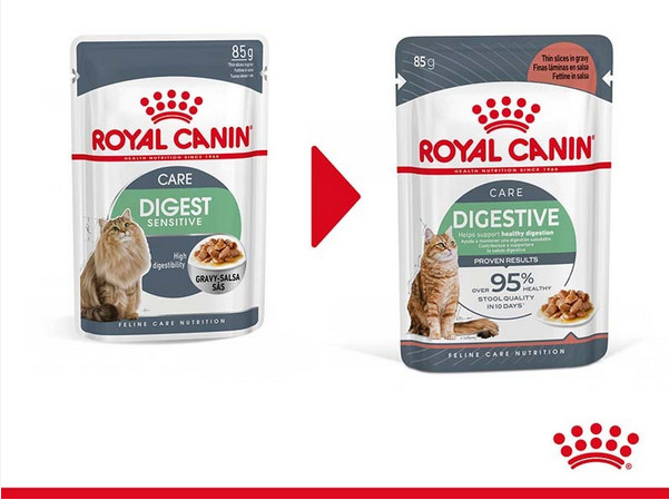 Royal Canin Digestive Care in saus natvoer kat (85 g)