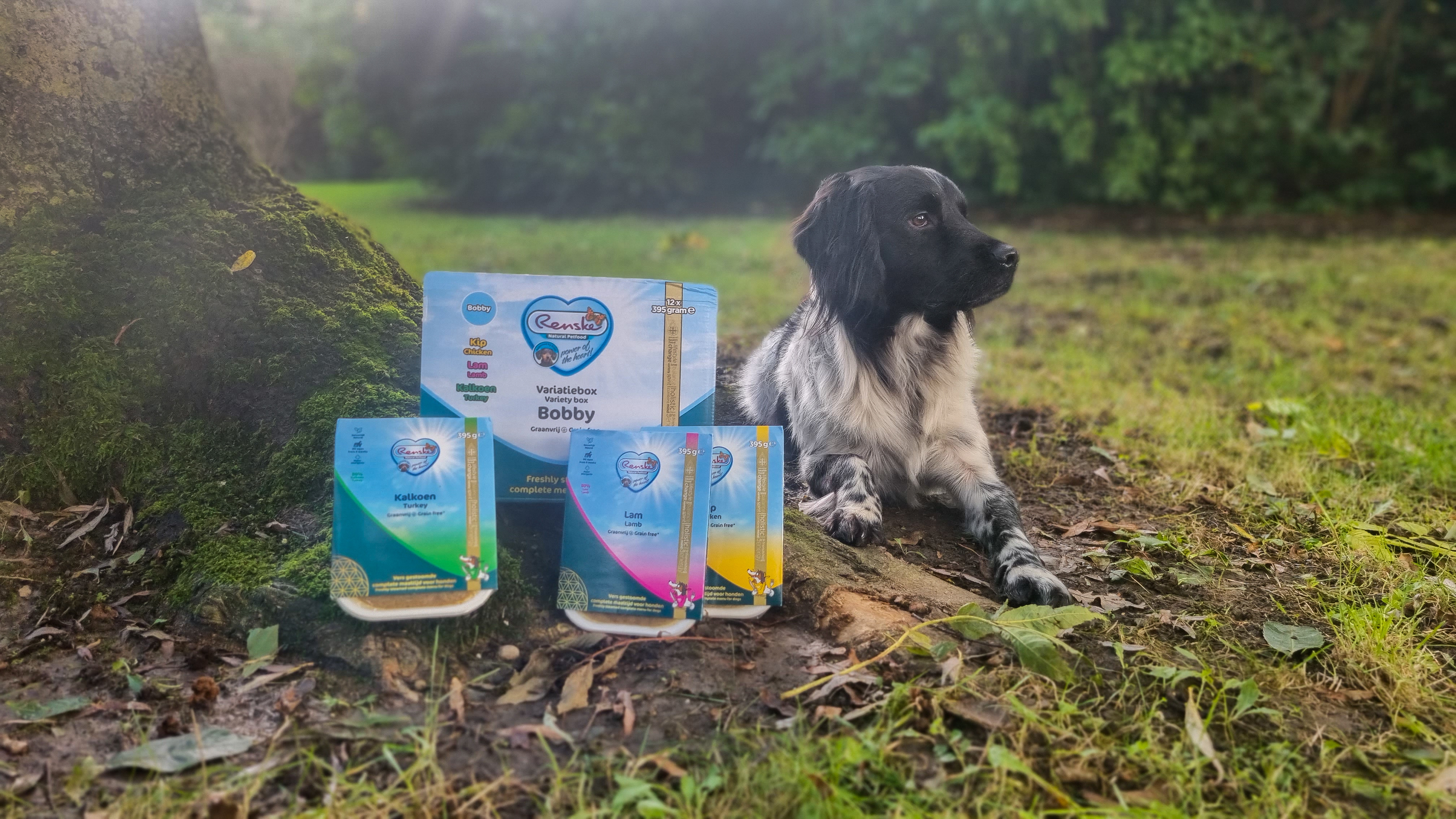 Renske Variatiebox Bobby Graanvrij vers gestoomd natvoer hond (kuip)