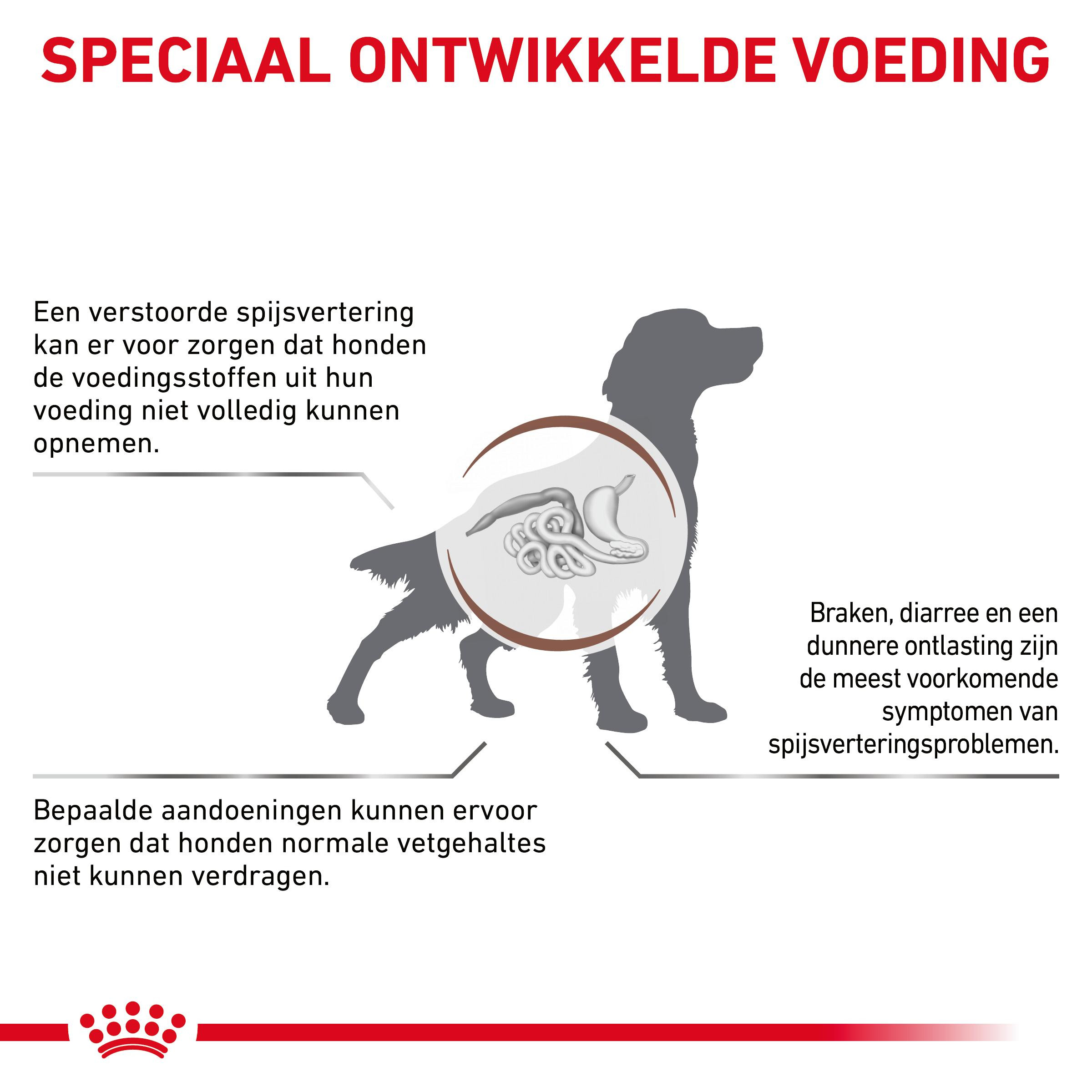 Royal Canin Veterinary Gastrointestinal Low Fat natvoer hond