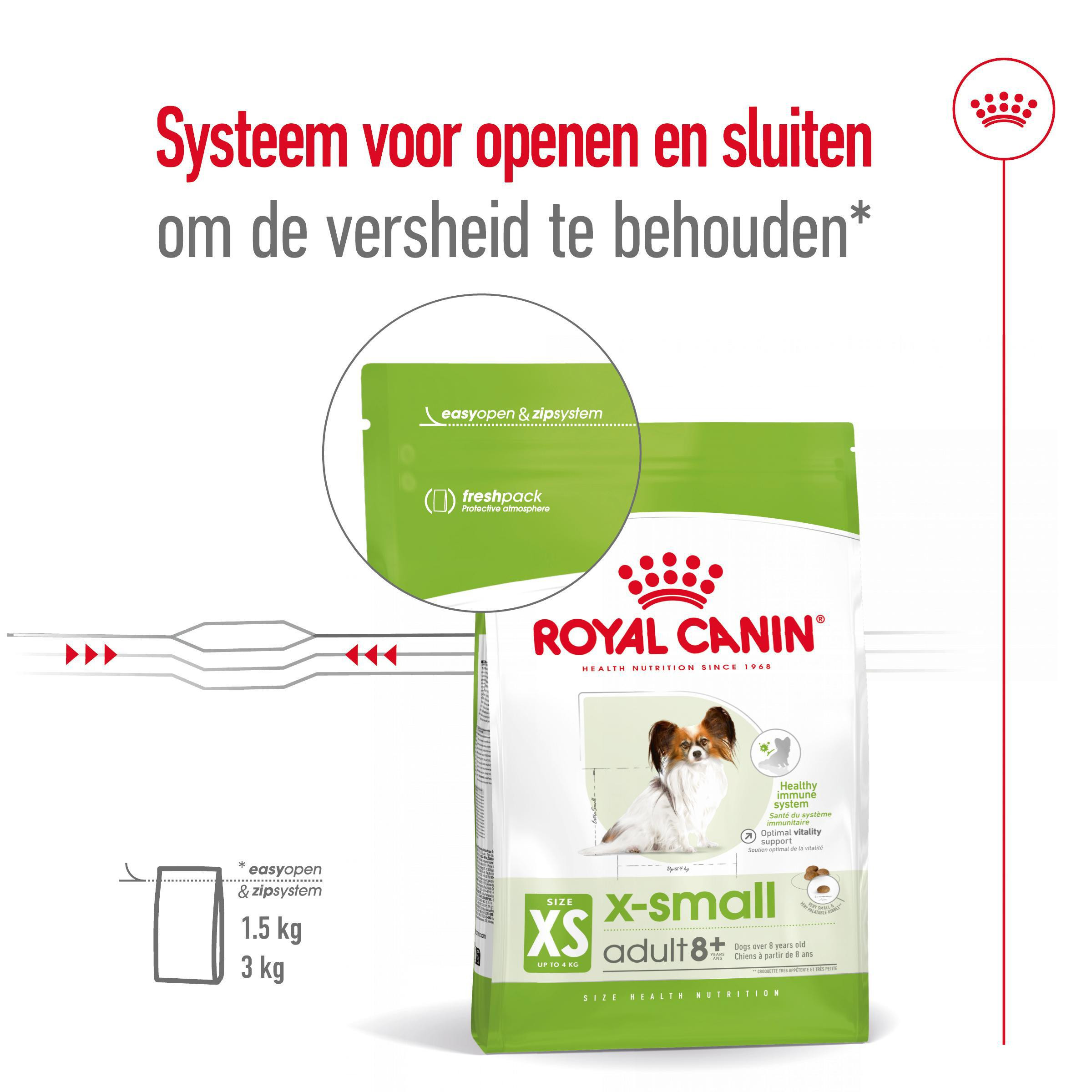 Royal Canin X-Small Adult 8+ hondenvoer