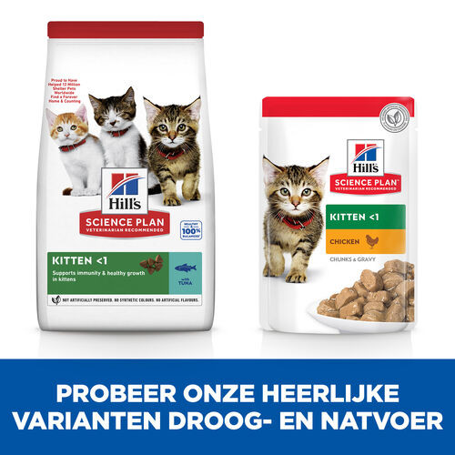 Hill's Kitten met tonijn kattenvoer