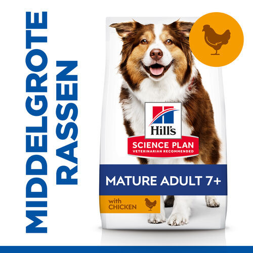 Hill's Mature Adult 7+ Active Longevity Medium Huhn Hundefutter 