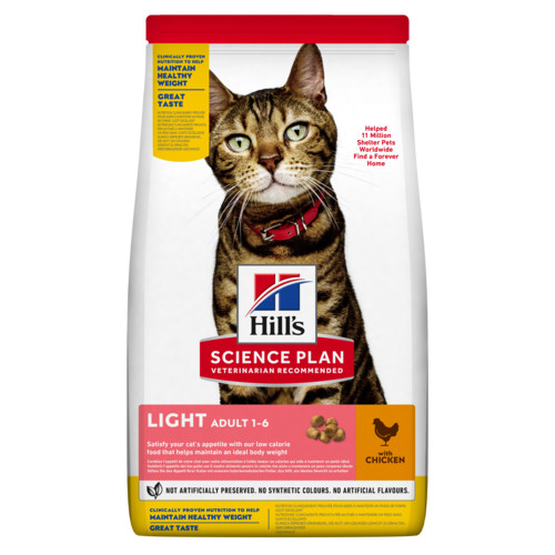 Hill's Adult Light Huhn Katzenfutter 