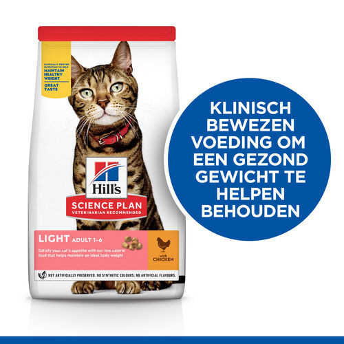 Hill's Adult Light Huhn Katzenfutter 