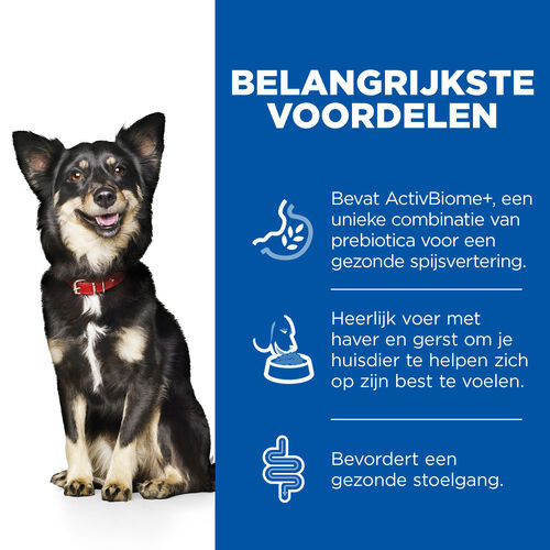 Hill's Adult Perfect Digestion Small&Mini met kip & bruine rijst hondenvoer