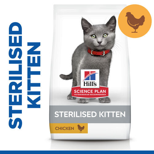 Hill's Kitten Sterilised kattenvoer met kip