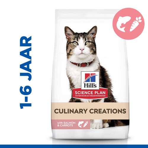 Hill's Culinary Creations Adult kattenvoer met zalm en wortel