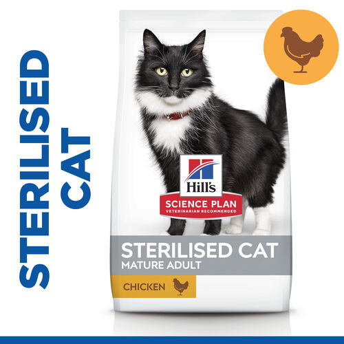 Hill's Mature Adult 7+ Sterilised Huhn Katzenfutter 