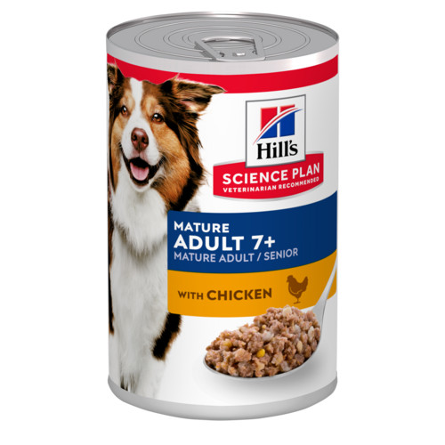 Hill's Mature  7+ Active Longevity Huhn (in Dosen) Hundefutter 