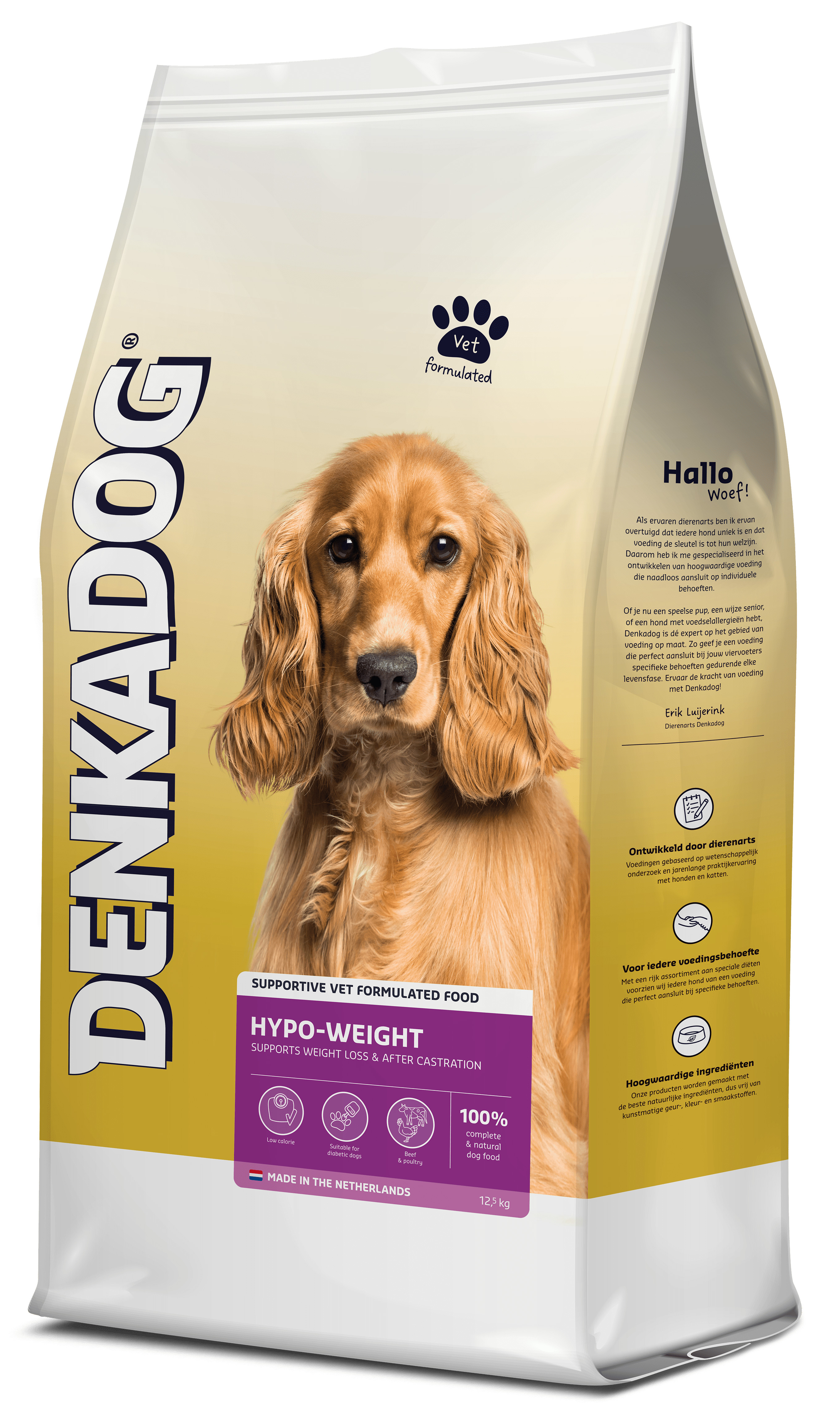 Denkadog Hypo-Weight hondenvoer