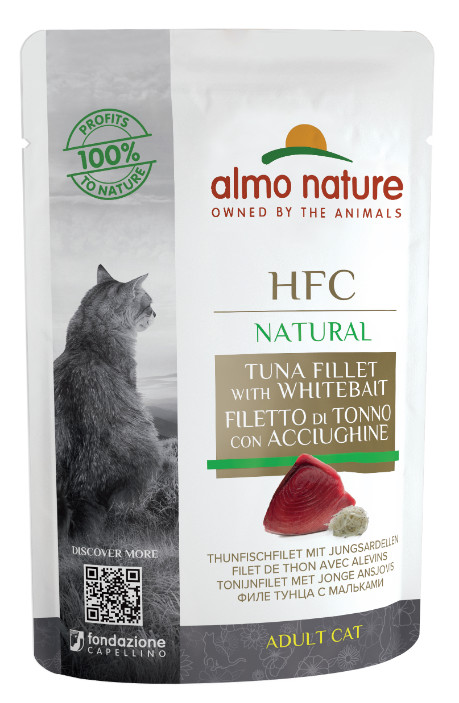 Almo Nature HFC Natural Tonijn met Jonge Ansjovis (55 gram)