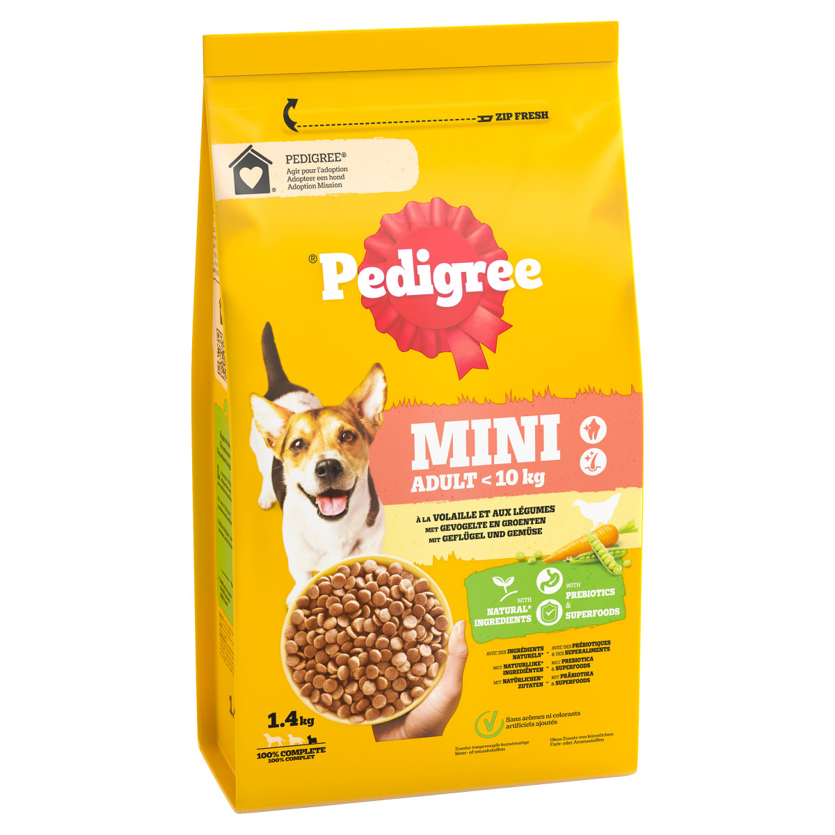 Pedigree Adult Mini met gevogelte hondenvoer