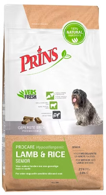 Prins ProCare Hypoallergenic Lamb & Rice Senior hondenvoer