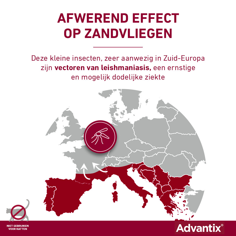 Advantix 100/500 voor honden van 4 tot 10 kg