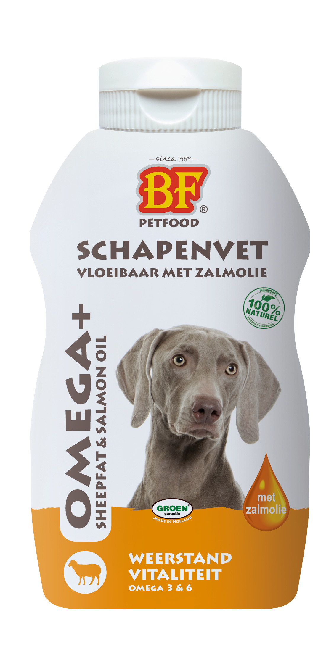 BF Petfood Vloeibaar Schapenvet voor de hond