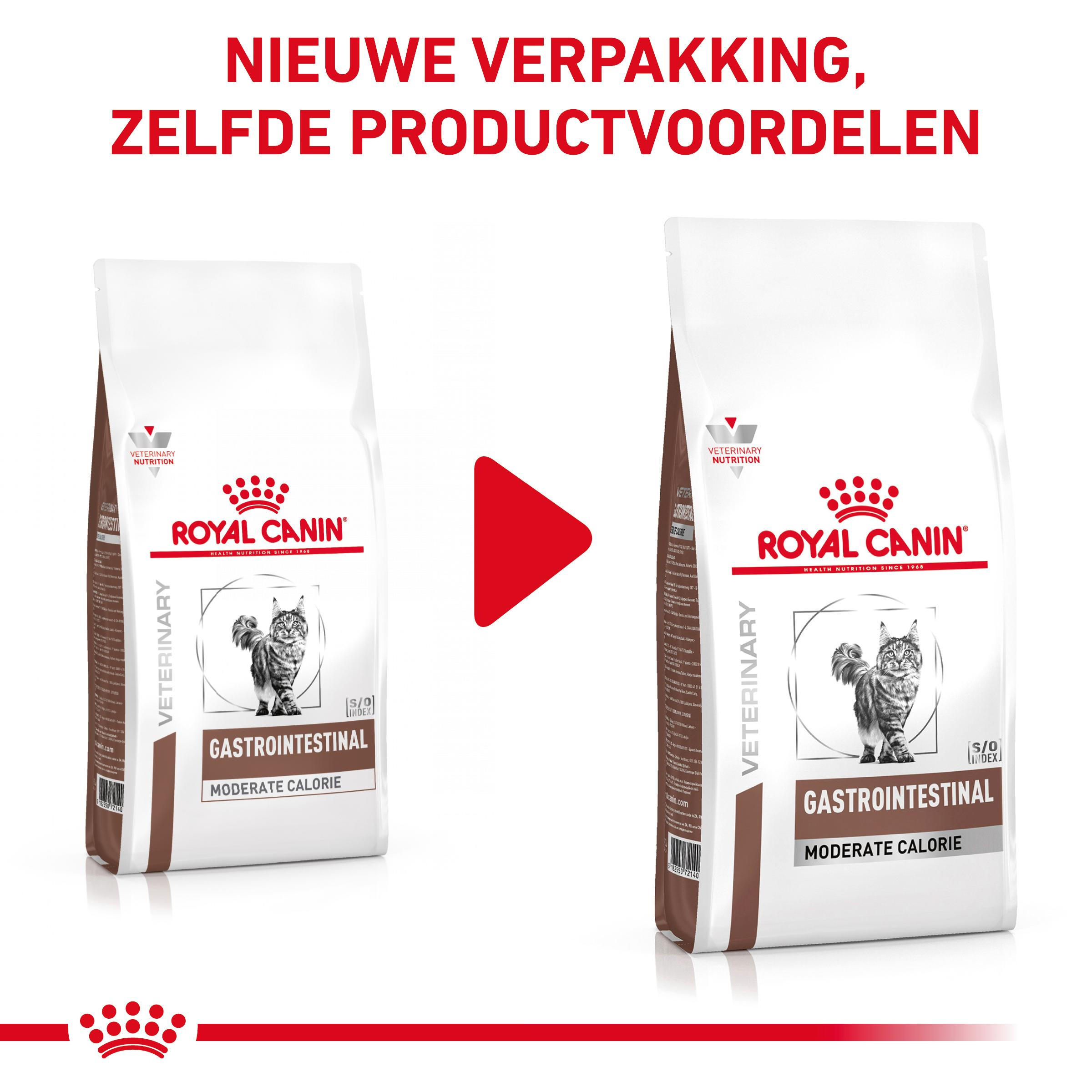 Royal Canin Veterinary Gastrointestinal Moderate Calorie kattenvoer
