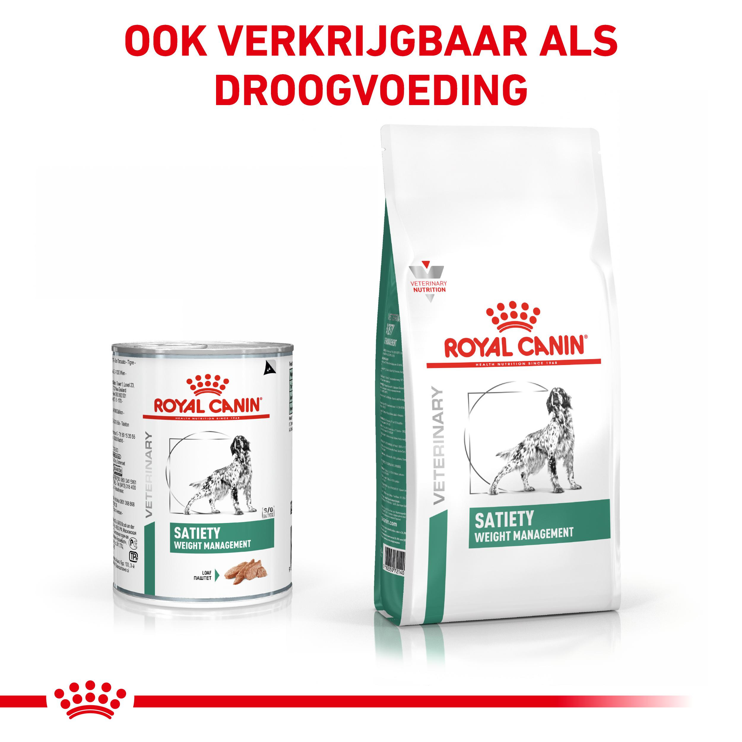 Royal Canin Veterinary Satiety Weight Management natvoer hond